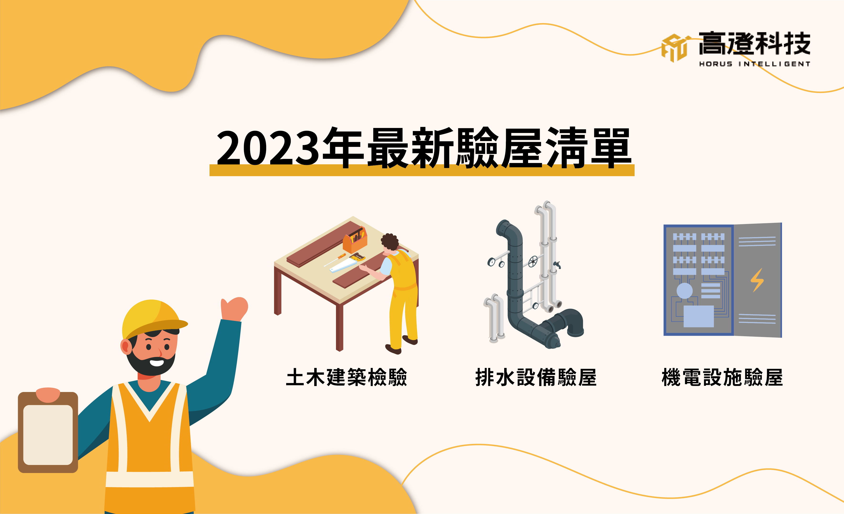 自2022年開始，受到美國快速升息影響，各國央行跟進升息腳步，隨之而來的是通貨膨脹的壓力，房屋建築成本日益增加，房價幾乎沒有下跌的可能，在2023年面臨購屋需求的消費者，在這萬物皆漲的時代，怎麼確保自己花大錢買的房子不是水貨，交屋前更應該做好驗屋工作。為了做好驗屋工作，詳細的驗屋清單絕對不能少，除了照著驗屋清單執行驗屋外，本文特別就不同房屋總類列出驗屋注意事項，希望2023年有購屋計畫的消費者都能買到品質優良的房子。